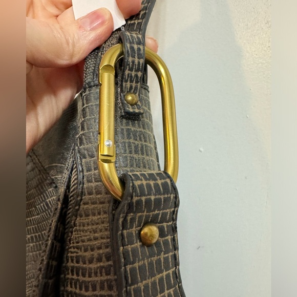 Deena & Ozzy Reptile Hobo Bag - Picture 3 of 16